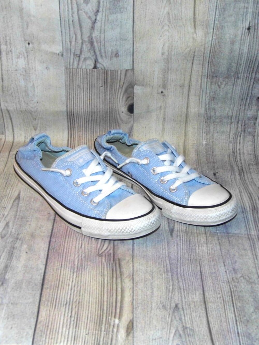 CONVERSE Chuck Taylor All Star Shoreline Light Blue Sneakers Womens Size 9